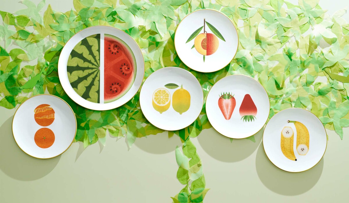 エルメスの『カオルミ』プレートで、食卓にフレッシュなときめき