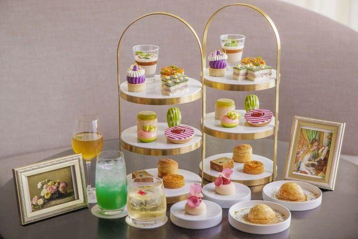 フォーシーズンズホテル東京大手町「オルセー印象派展 コラボレーションアフタヌーンティー」