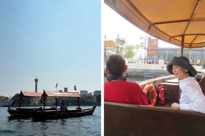 俳優・鈴木保奈美さんが撮影したドバイ旅行の写真と旅行中の鈴木保奈美さん