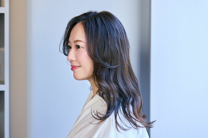 40代　髪型_2,ロングヘア_2