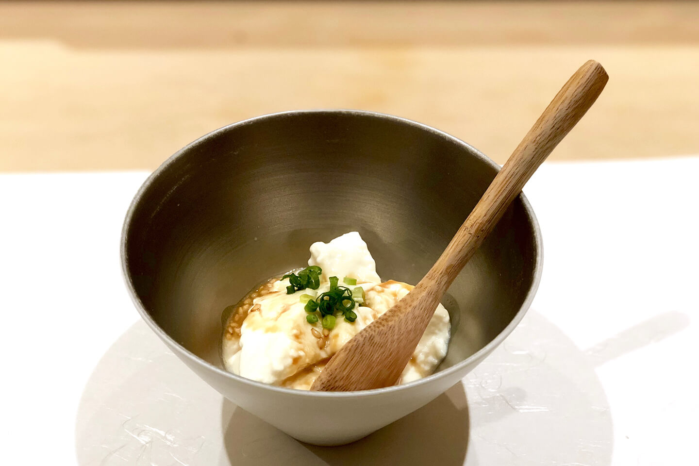 鮨 木島の先付・湯豆腐