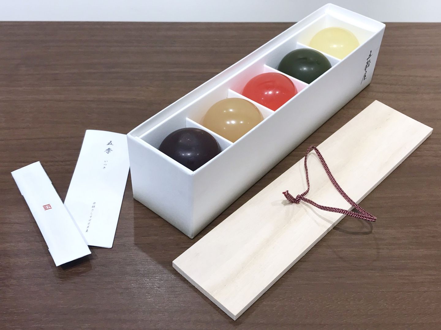 「発酵さしすせそ羊羹 五季 5個入」¥1,620(税込)
