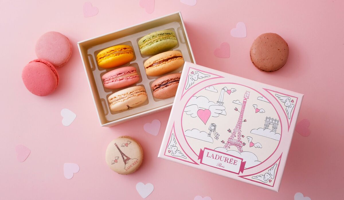 ラデュレ」の2026年バレンタイン商品｜限定マカロンボックスから