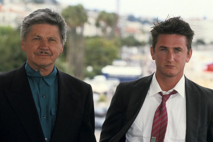 出演のチャールズ・ブロンソンと。