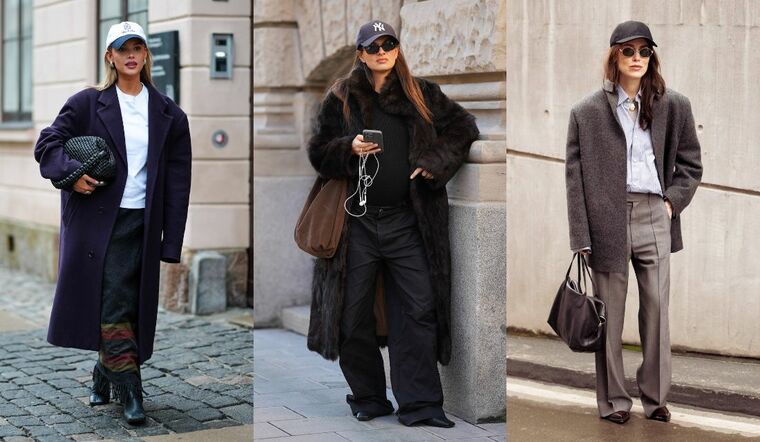 海外インフルエンサーの冬キャップコーデ