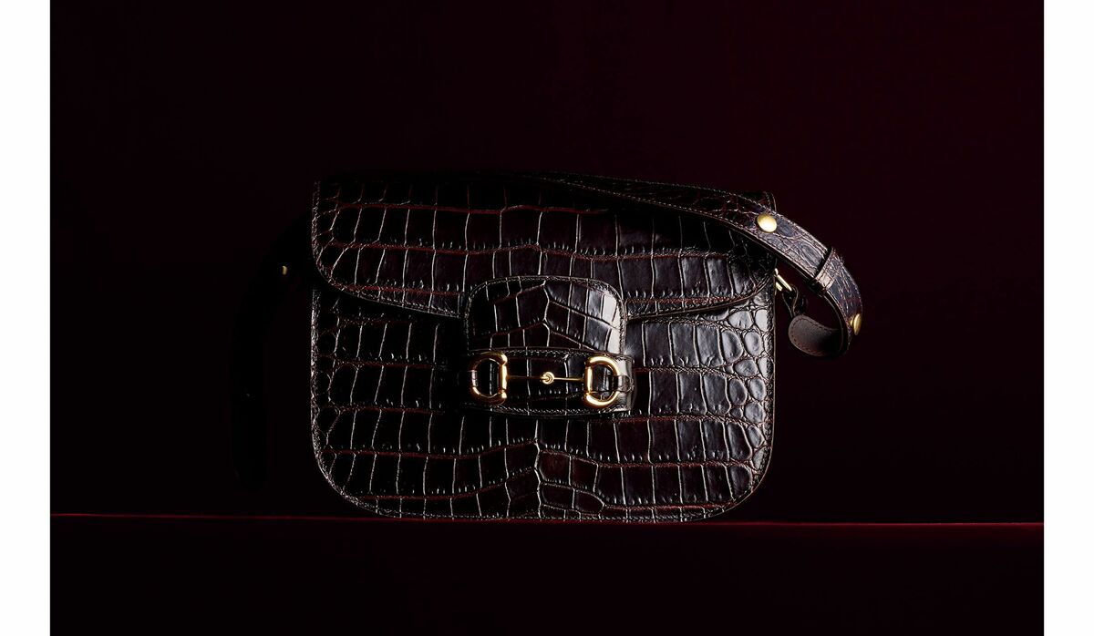 グッチのアリゲーターレザーのクラシカル・バッグ | Precious.jp