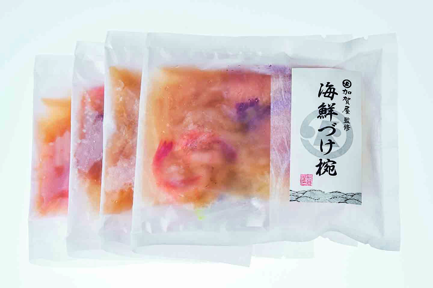 「海鮮づけ椀の具」 4人前¥4,860(税込)