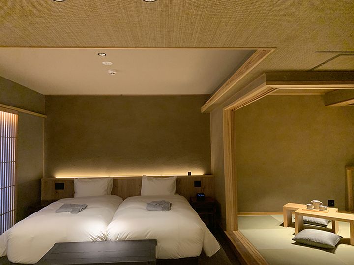 和室もあり、ホテルながら旅館のようにくつろげるラグジュアリースイート