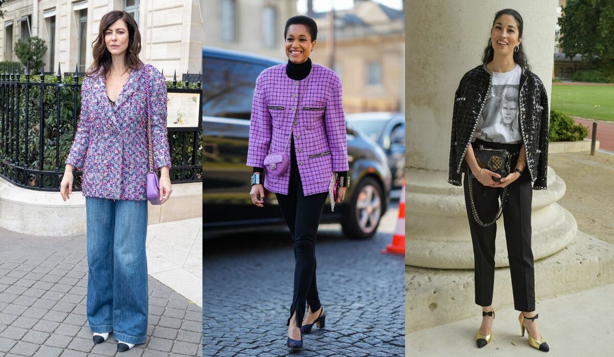 スタジオセブン　ツイードジャケット　美品 SETUP7】ツイードライク金ボタンジャケット KNF049[品番：TTMW0001900