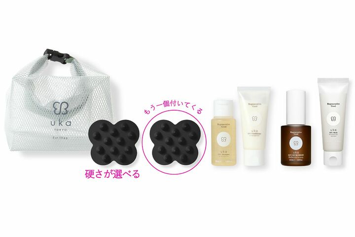 ukaのヘッドブラシ『ケンザン』
