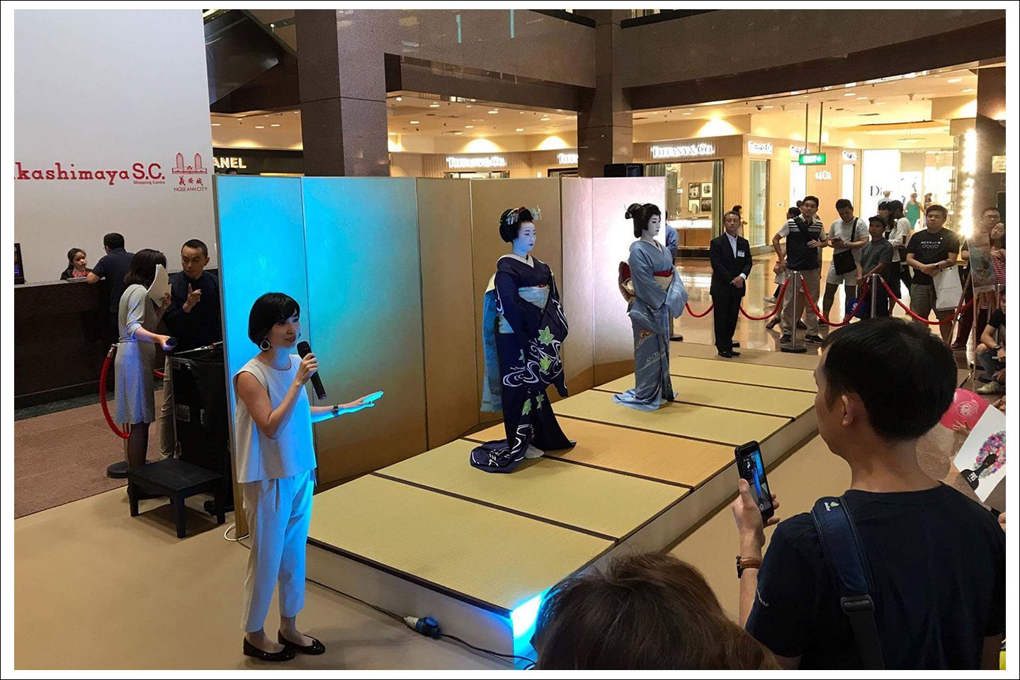 シンガポールで行われた京都をアピールするイベントの様子(鈴鹿さん提供)