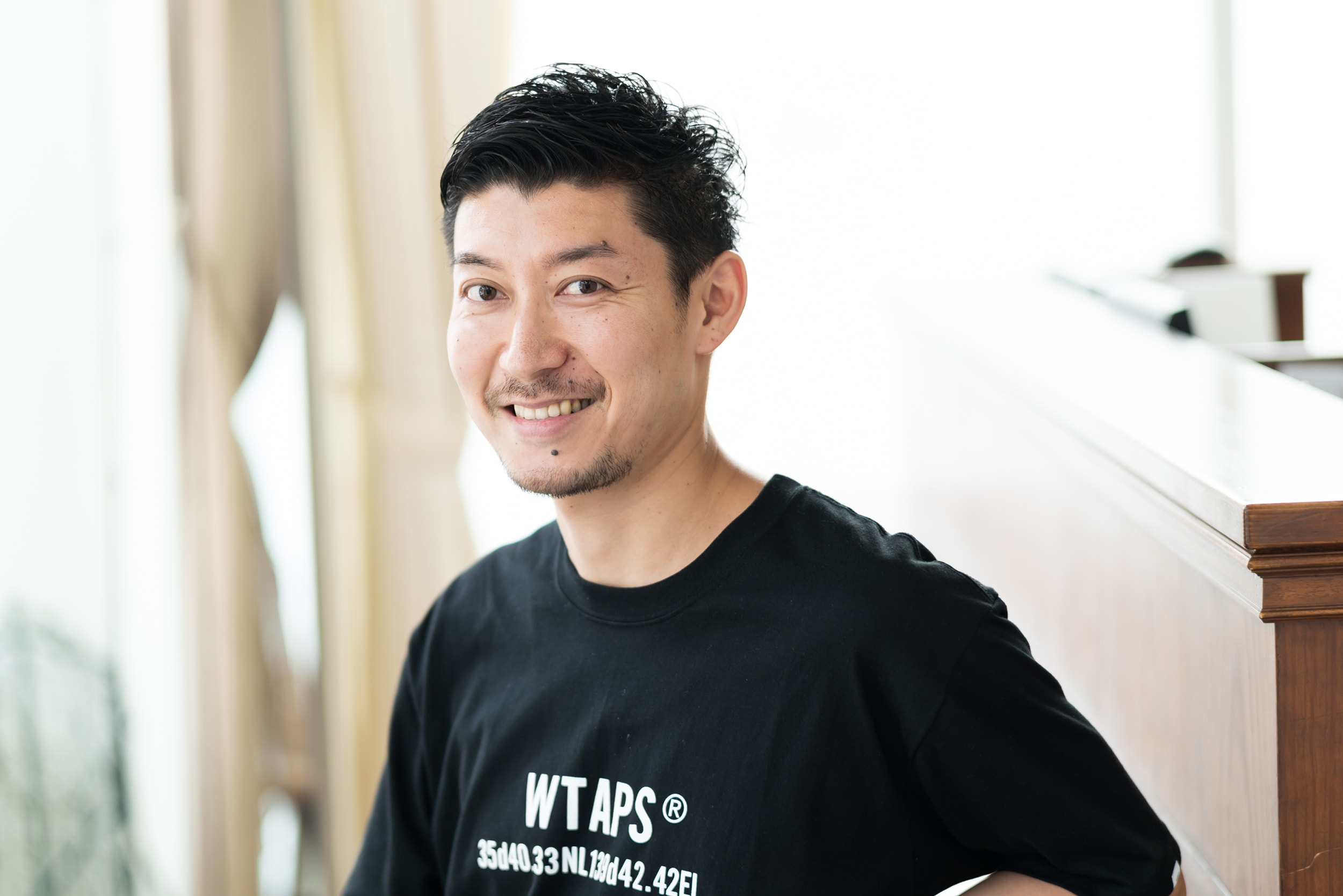joemi by Un ami店長・高橋和人さん。7月にお子さんが生まれたのだそう。「生まれてきた子供のために色々と準備していたので今から楽しみです」