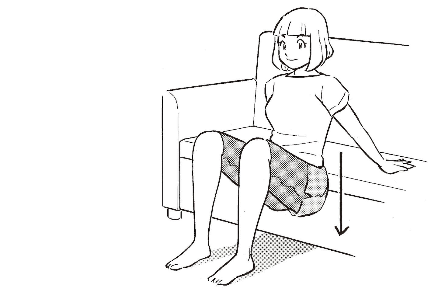 肩関節前方ストレッチ2