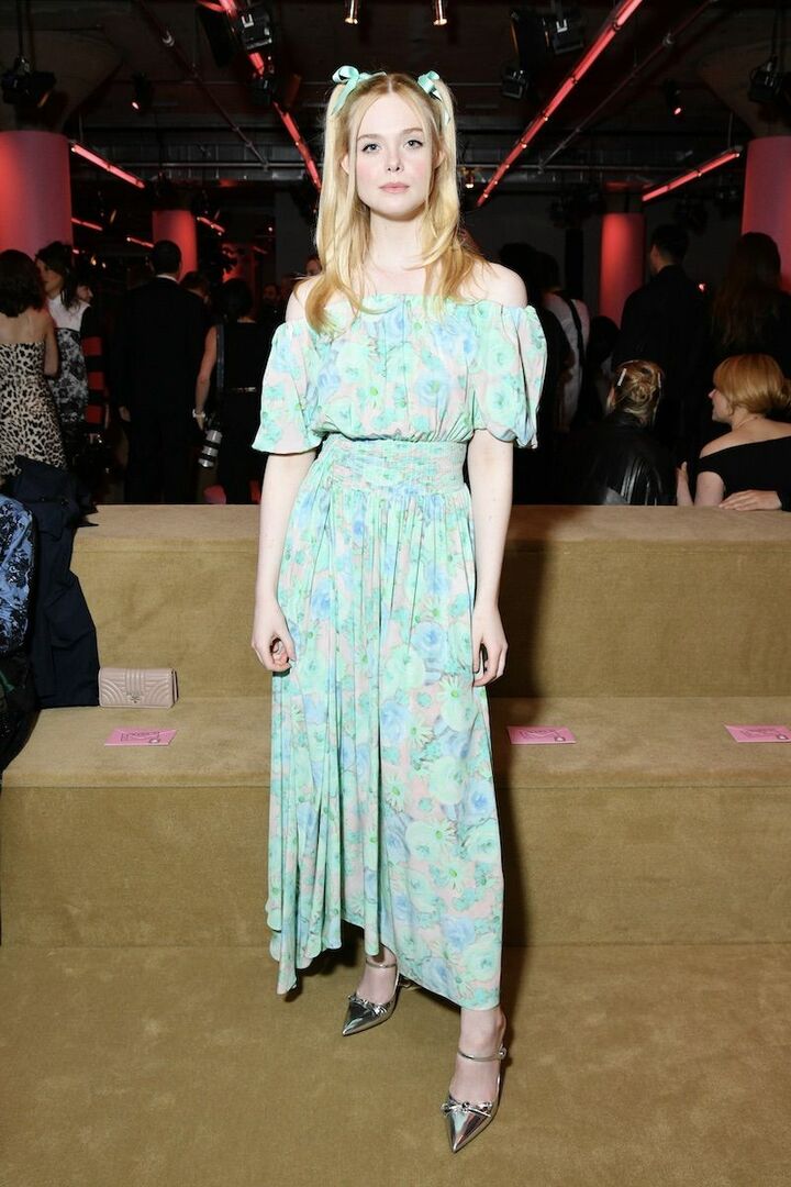 2019年5月、「プラダ」リゾートコレクションにて。