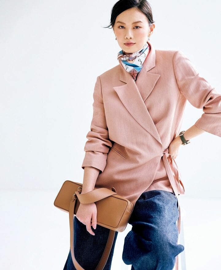 ジャケット_2,スカーフ_2