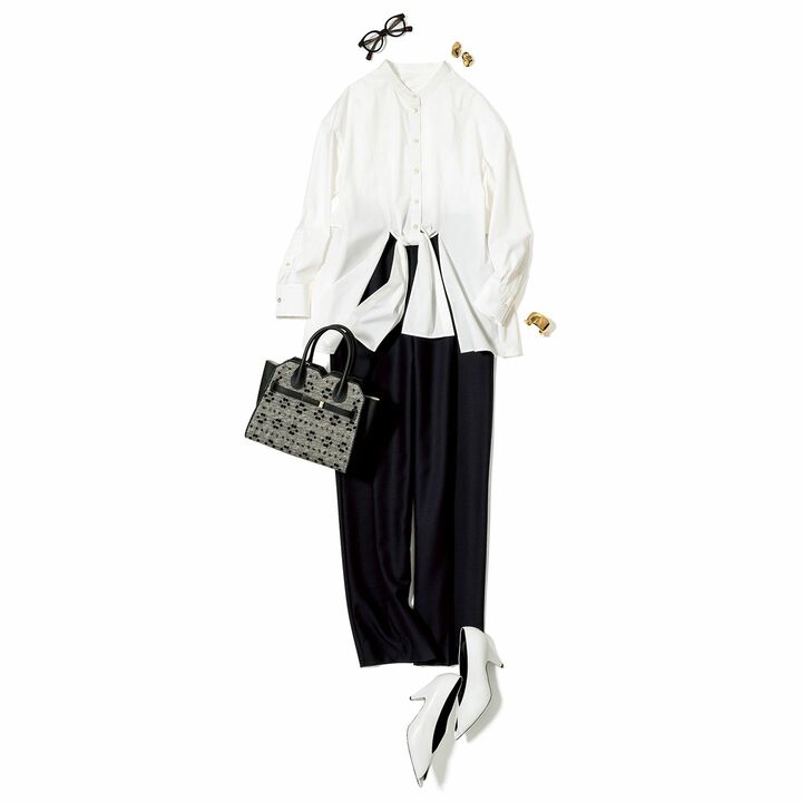 望月律子さんスタイリングによる冬コーデ