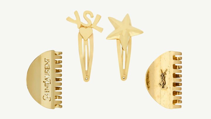 サンローランのヘアアクセサリー4種