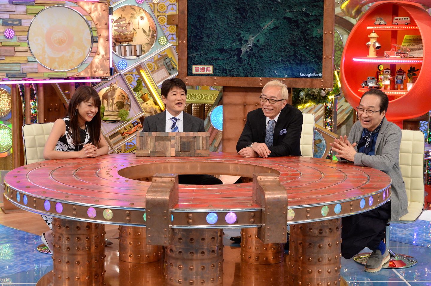 ©ABCテレビ 左から:岡副麻希さん、林修さん、所ジョージさん、小日向文世さん