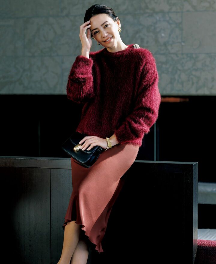 冬コーデ_1,ニット_1,ワンピース_1