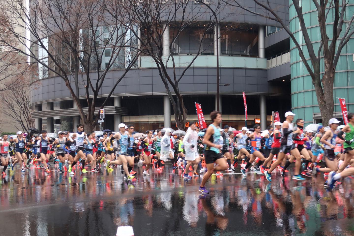 東京マラソンの1シーン