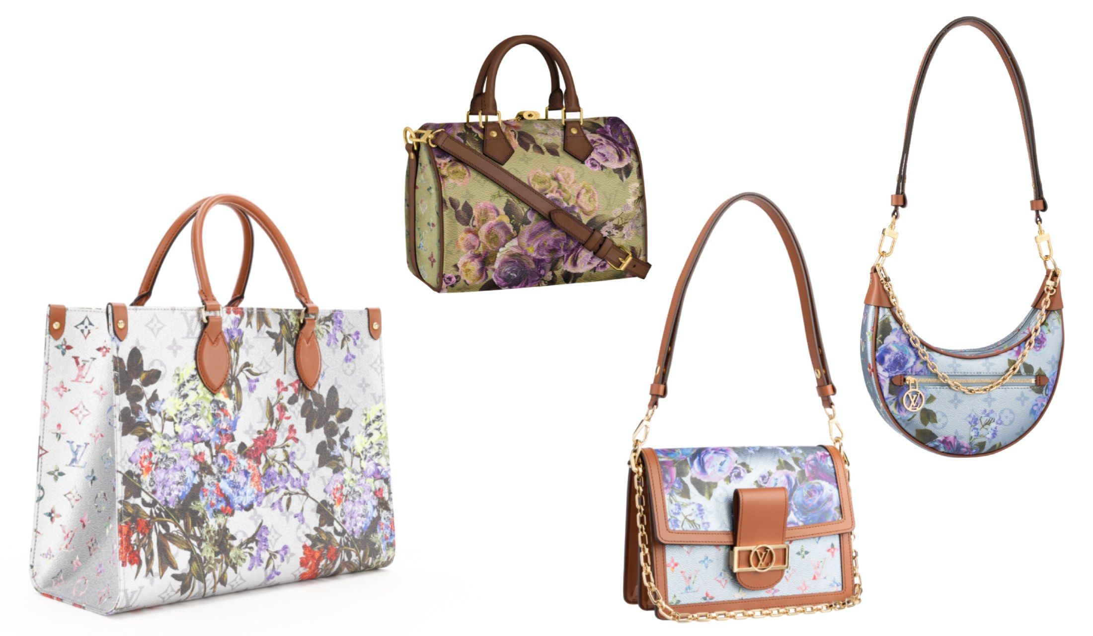 ルイ・ヴィトンの人気バッグが優雅な花柄パターンで登場！カプセル 