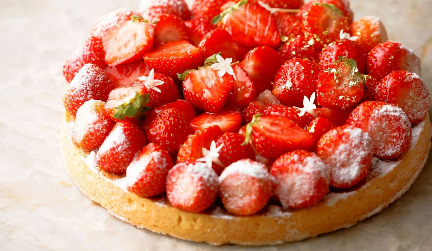 「フォーシーズンズホテル京都」の「ストロベリータルト」の画像