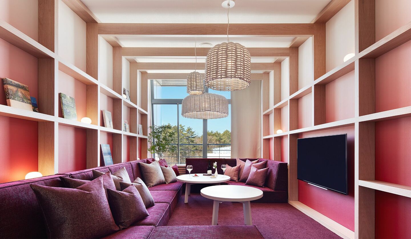 「リゾナーレ八ヶ岳」の客室「ワインスイートメゾネット」