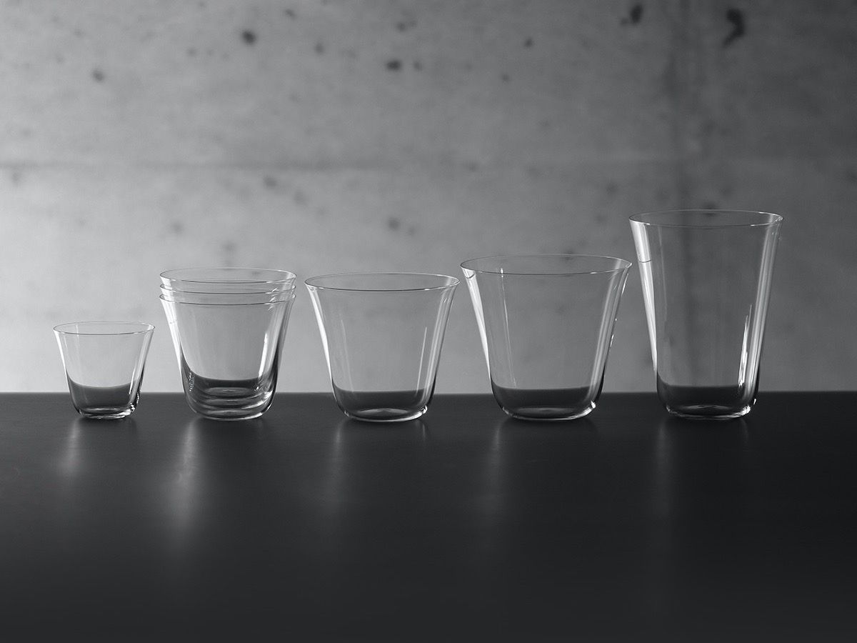5つのタイプが揃う「ベッロ」シリーズのグラス