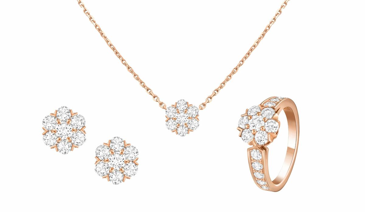 ヴァンクリーフ&アーペル フルーレット ラージ リング ヴァンクリ フ