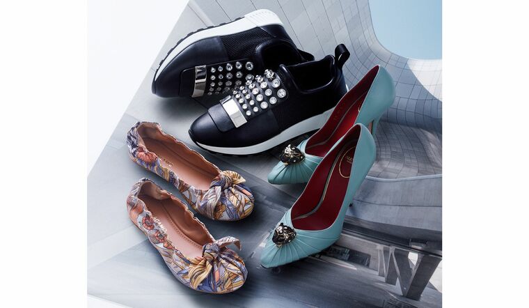 セルジオ ロッシ、ヴァレンティノ、フェラガモの靴