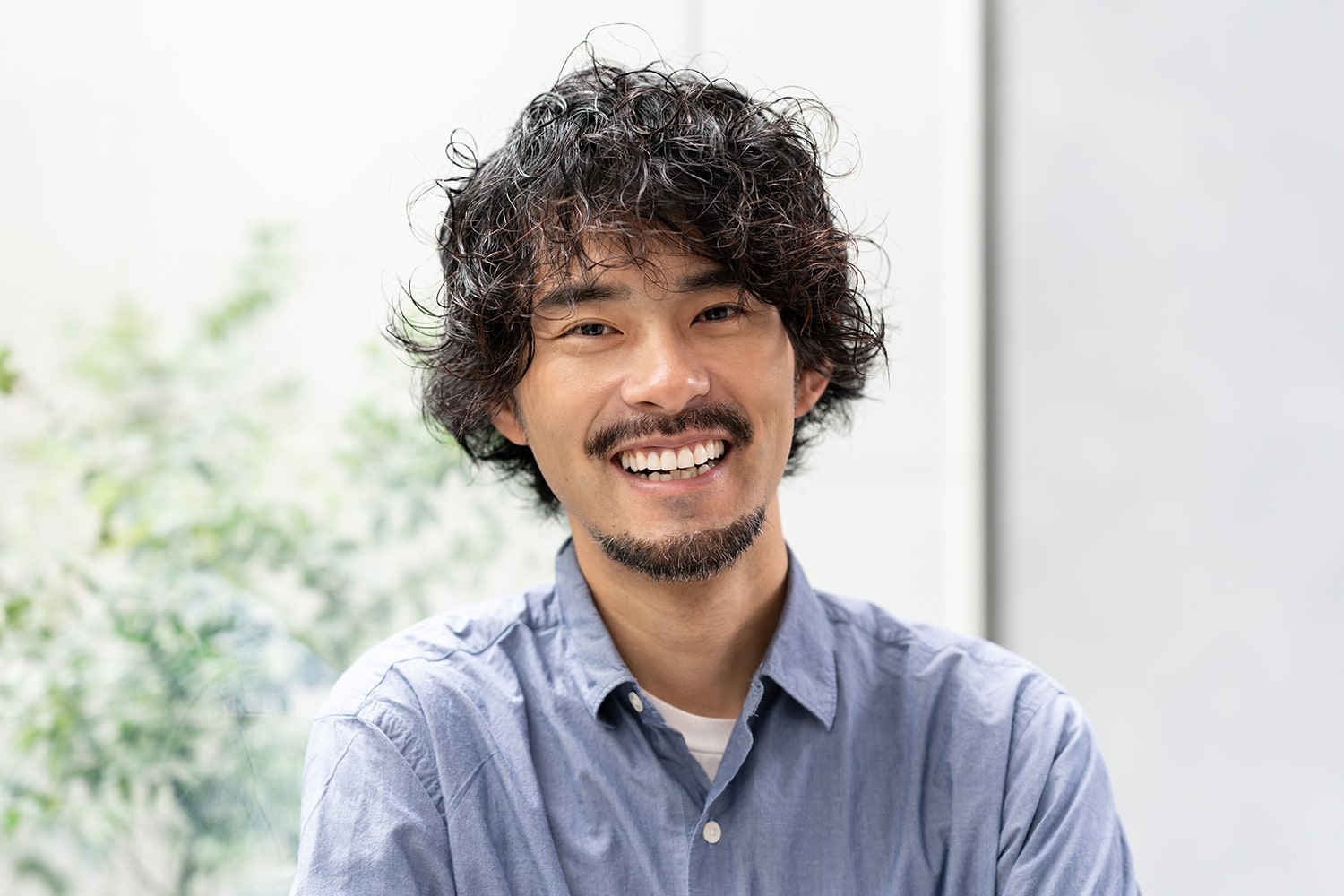 SUNVALLEY トップスタイリスト・福永太一さん。今はまっているのが座禅。「思いつきから始めて半年になります。無の境地になるのは難しいですね」