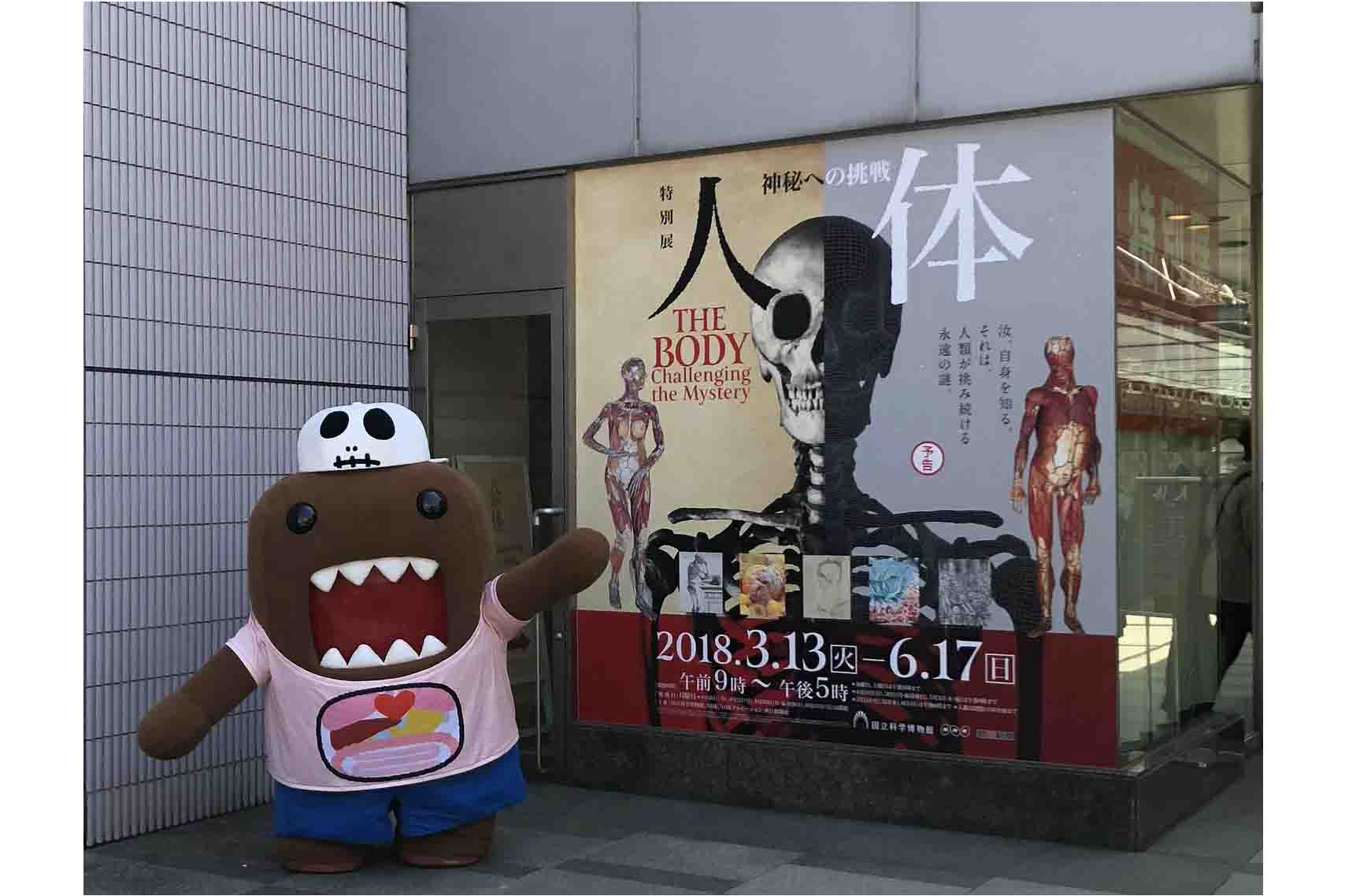 人体どーもくん。帽子とシャツが特別製なんです
