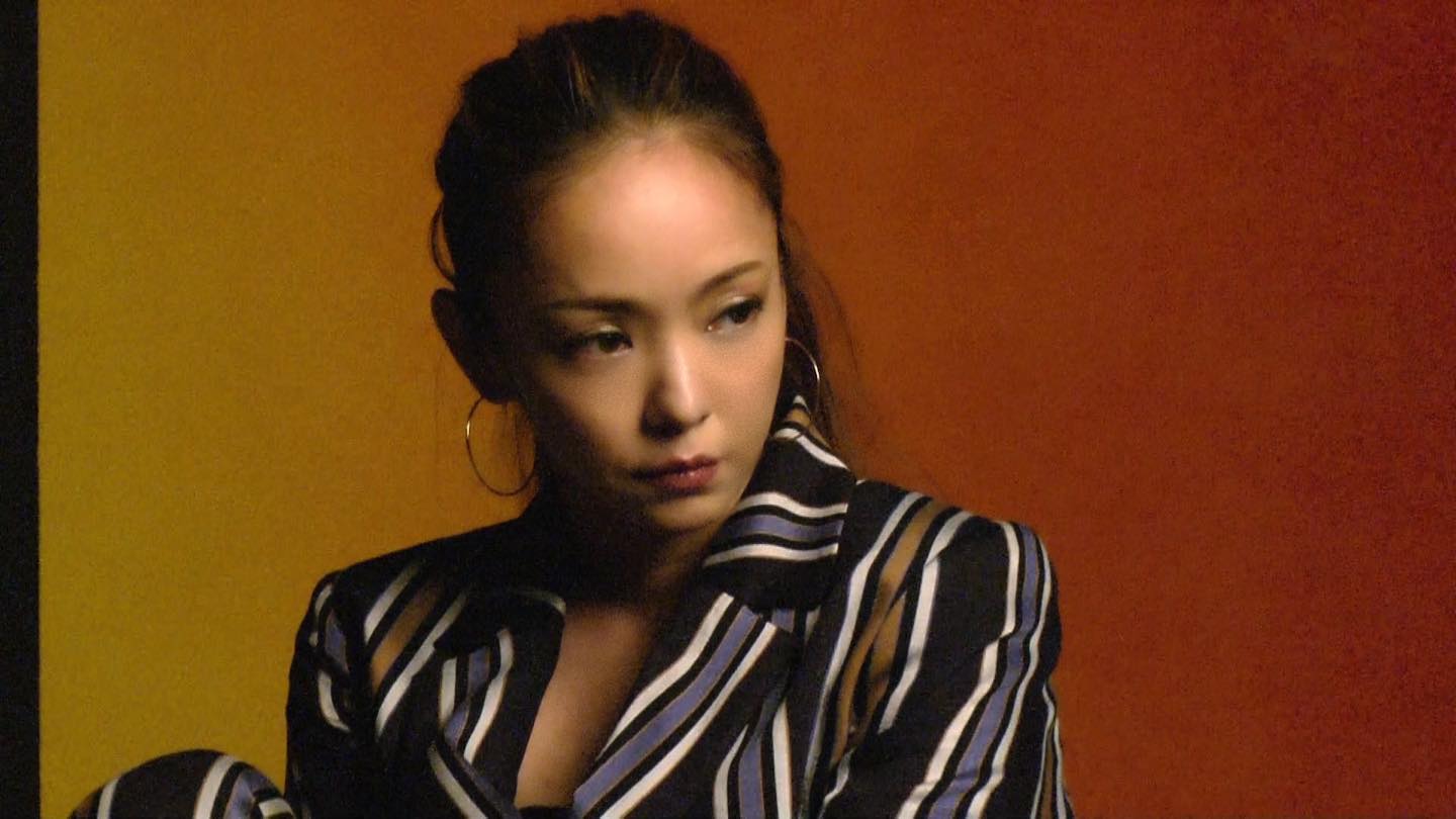 「Namie Amuro x H&M」の撮影1シーン