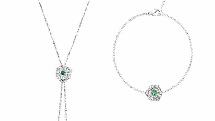 『ピアジェ・ローズ』のペンダントとブレスレット