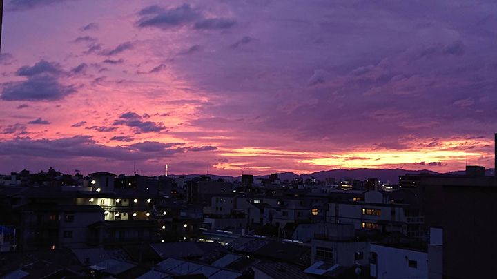 ルーフトップからの夕景