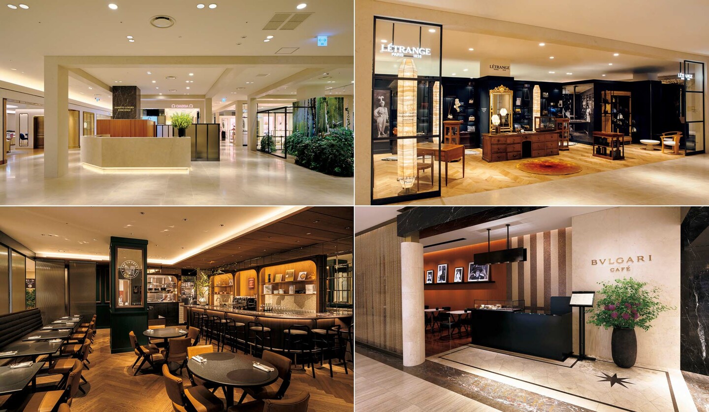 阪急うめだ本店「HANKYU LUXURY」の店内