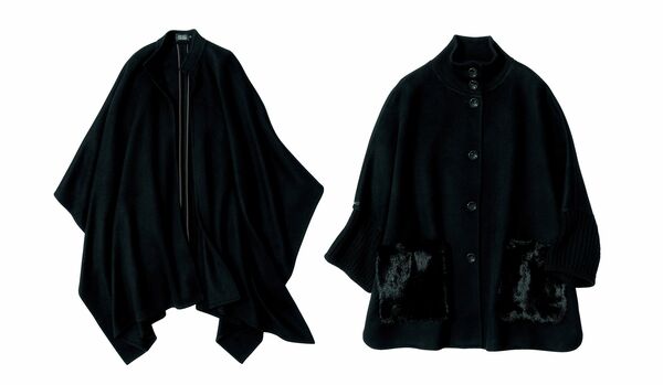 賞賛の視線を集める秀逸「ブラックコート」2選|自分らしさを美しく描き出すエンパワメント効果、抜群!