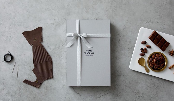 ホームクラフトキット コインケース ［サイズ：縦7.7×横8.3×厚み2.0cm］カラー：ダークブラウン、オーク、レッド ￥6,600