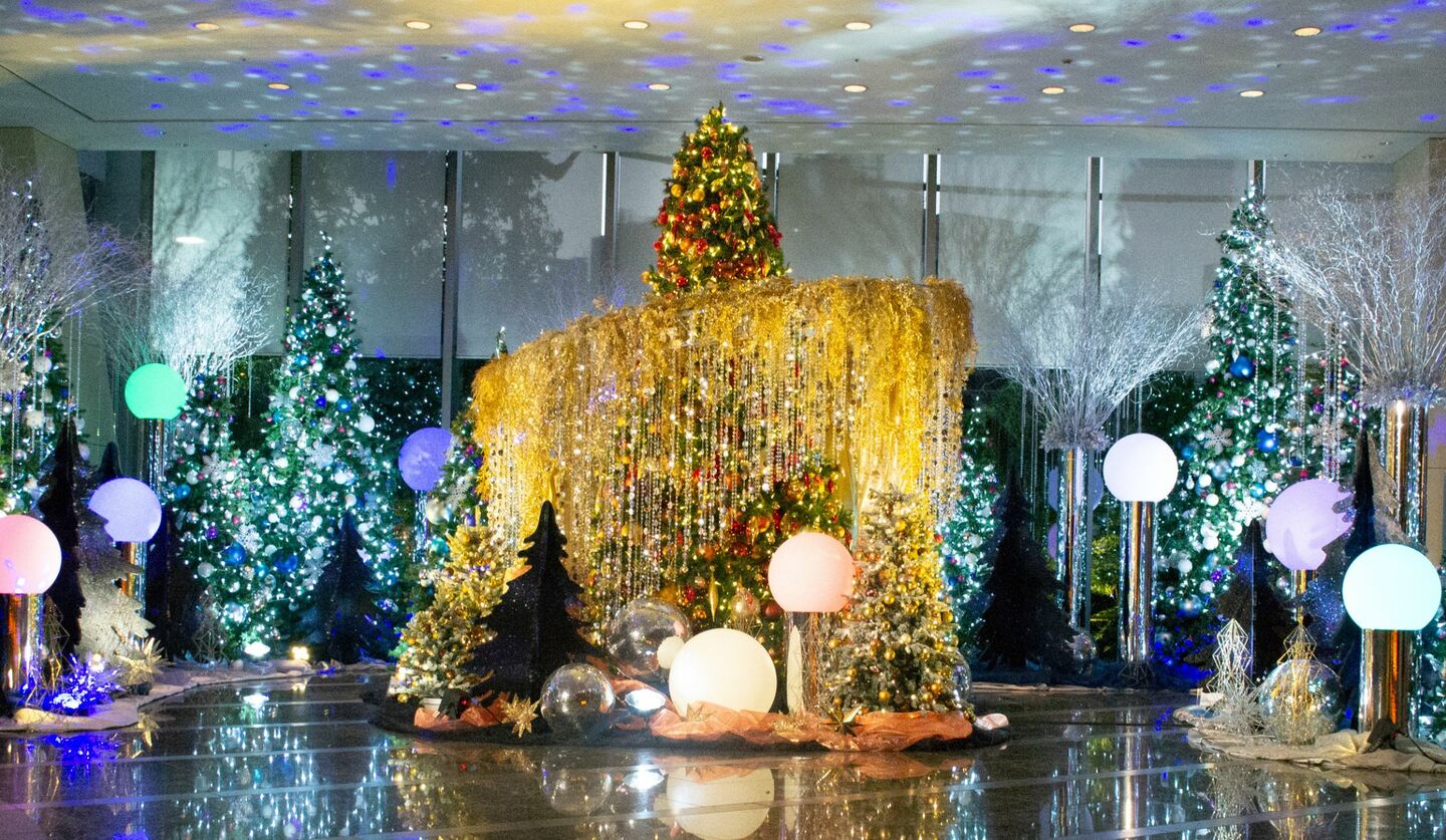 「グランド ハイアット 東京」のクリスマス エリア