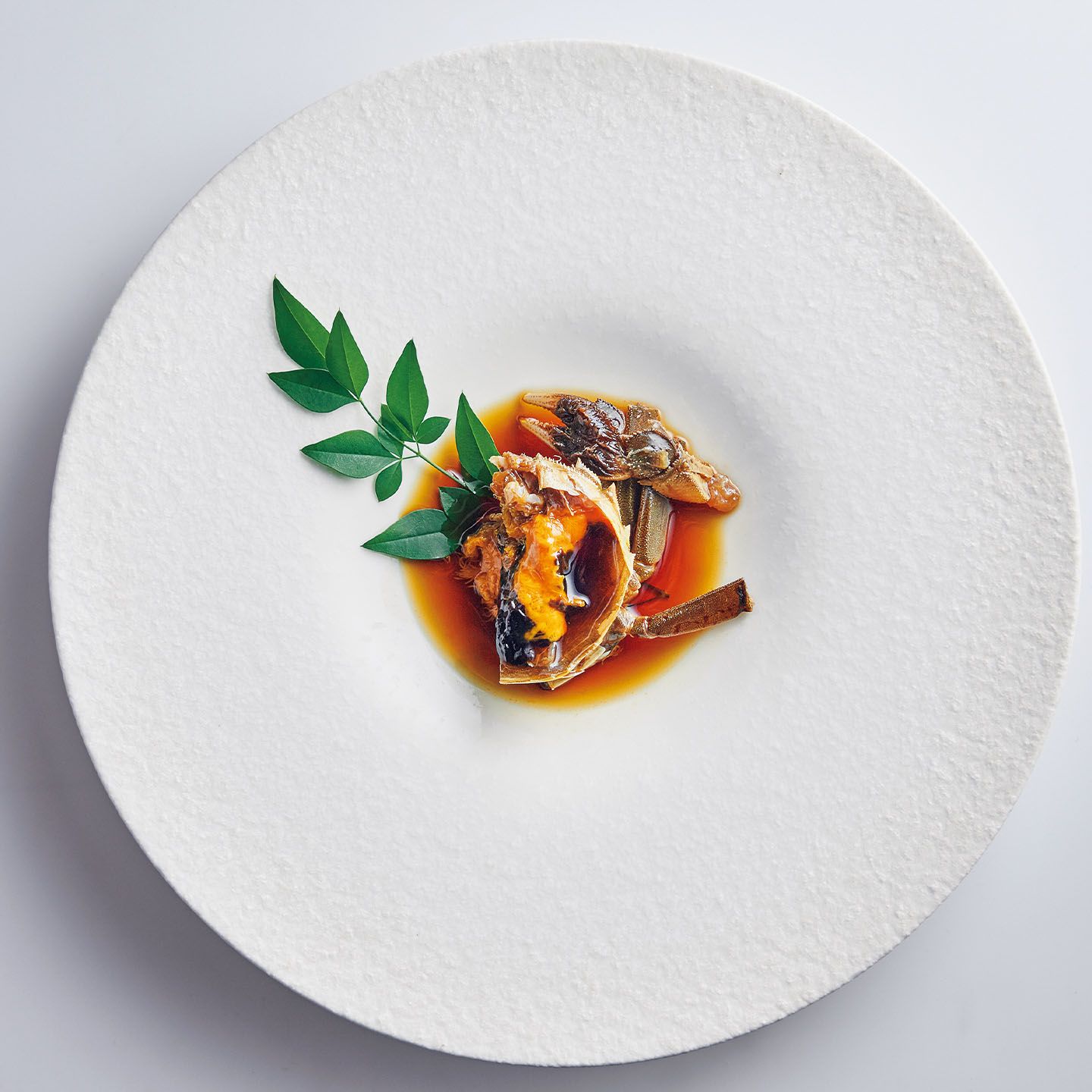 1st dish/上海蟹の紹興酒漬け