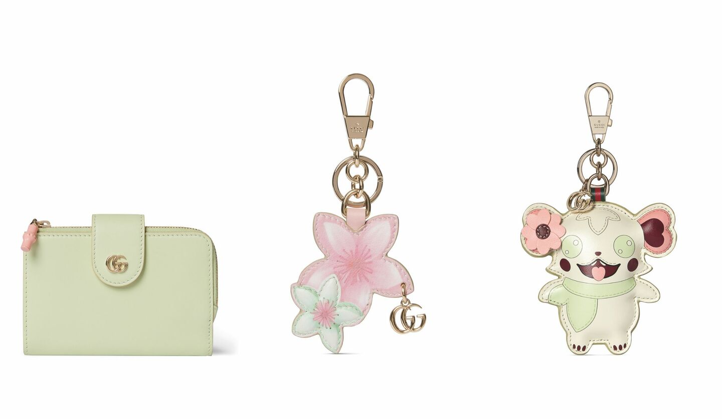 グッチより春色スモールレザーグッズに注目