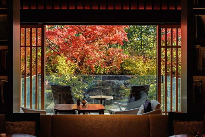 「ザ・リッツ・カールトン京都」1階の「ザ・ロビーラウンジ」