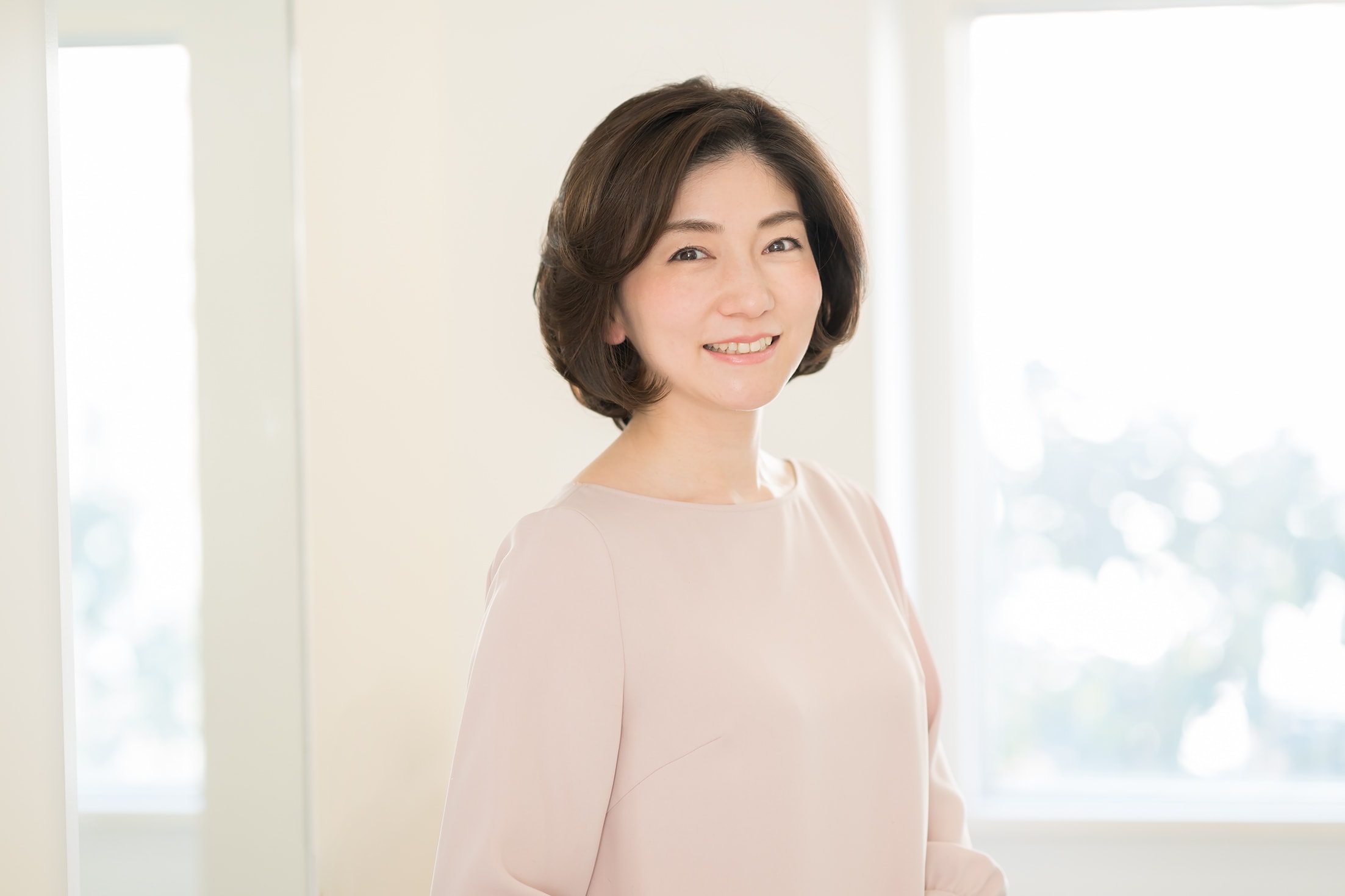 ■「鉢あたり」にレイヤーを入れたショートボブ