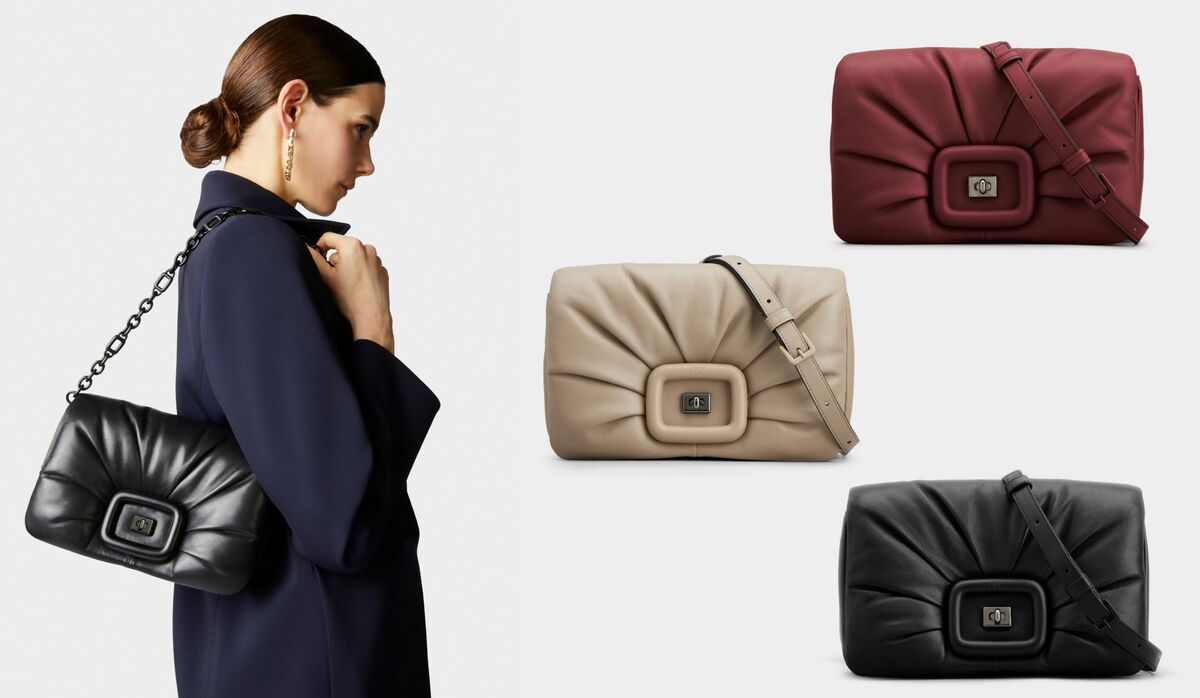 レア新品! ロジェヴィヴィエ ダイヤモンドカット アイコンバックル 23㎝ レア新品! ロジェヴィヴィエ ダイヤモンドカット アイコンバックル 23㎝