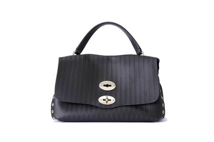 ポスティーナ S カシミア ブランディーン ブラック￥91,800[縦19×横29×マチ15cm]（ザネラート）