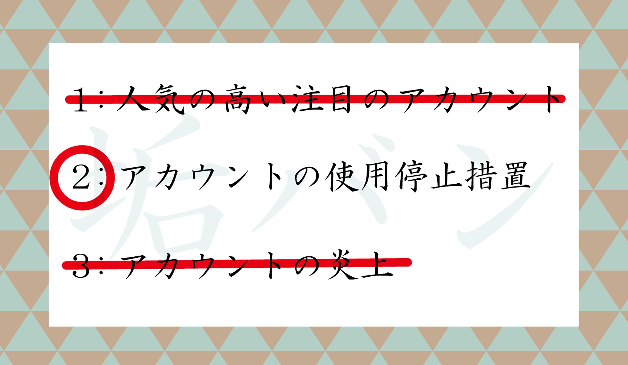 なぜ「垢バン」がこの意味?解説をご覧ください。
