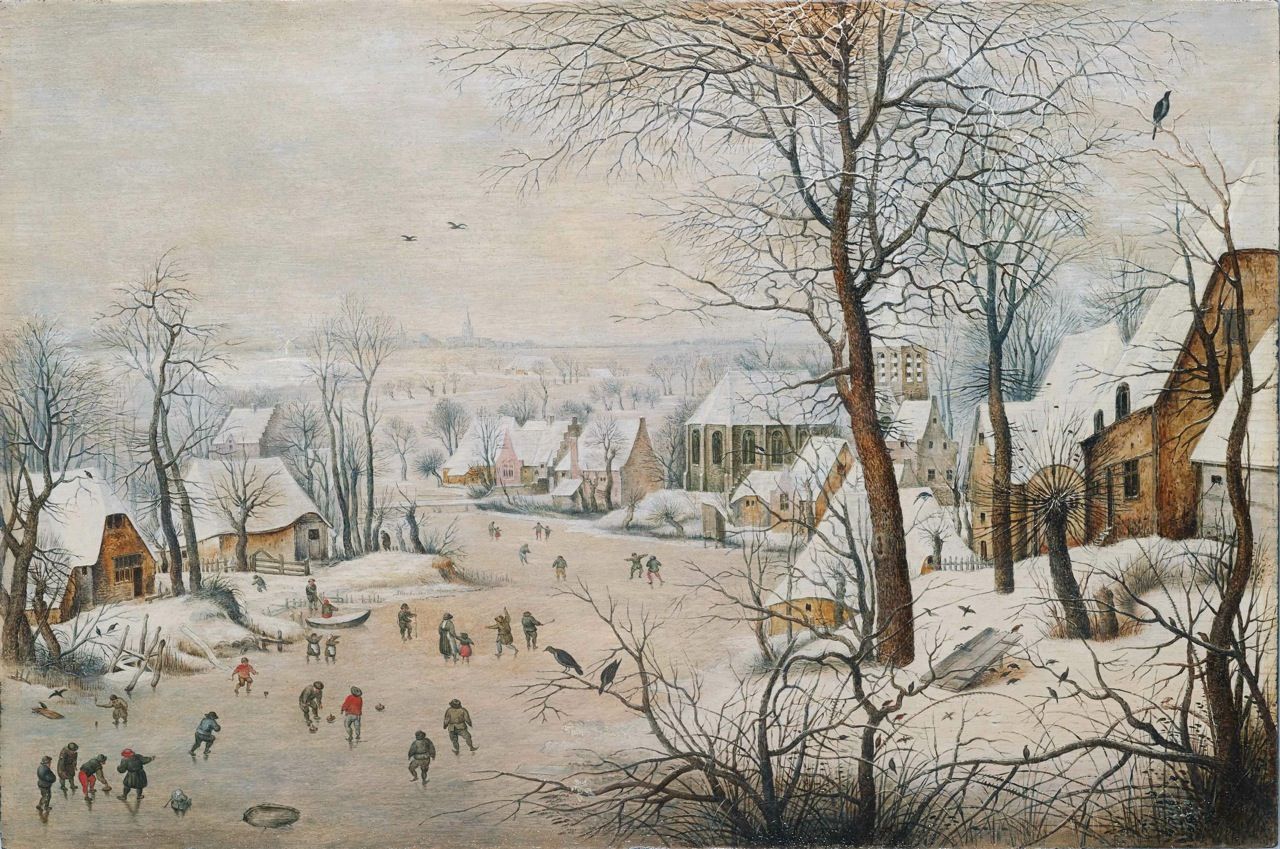 ピーテル・ブリューゲル2世 《鳥罠》 1601年 Private Collection, Luxembourg