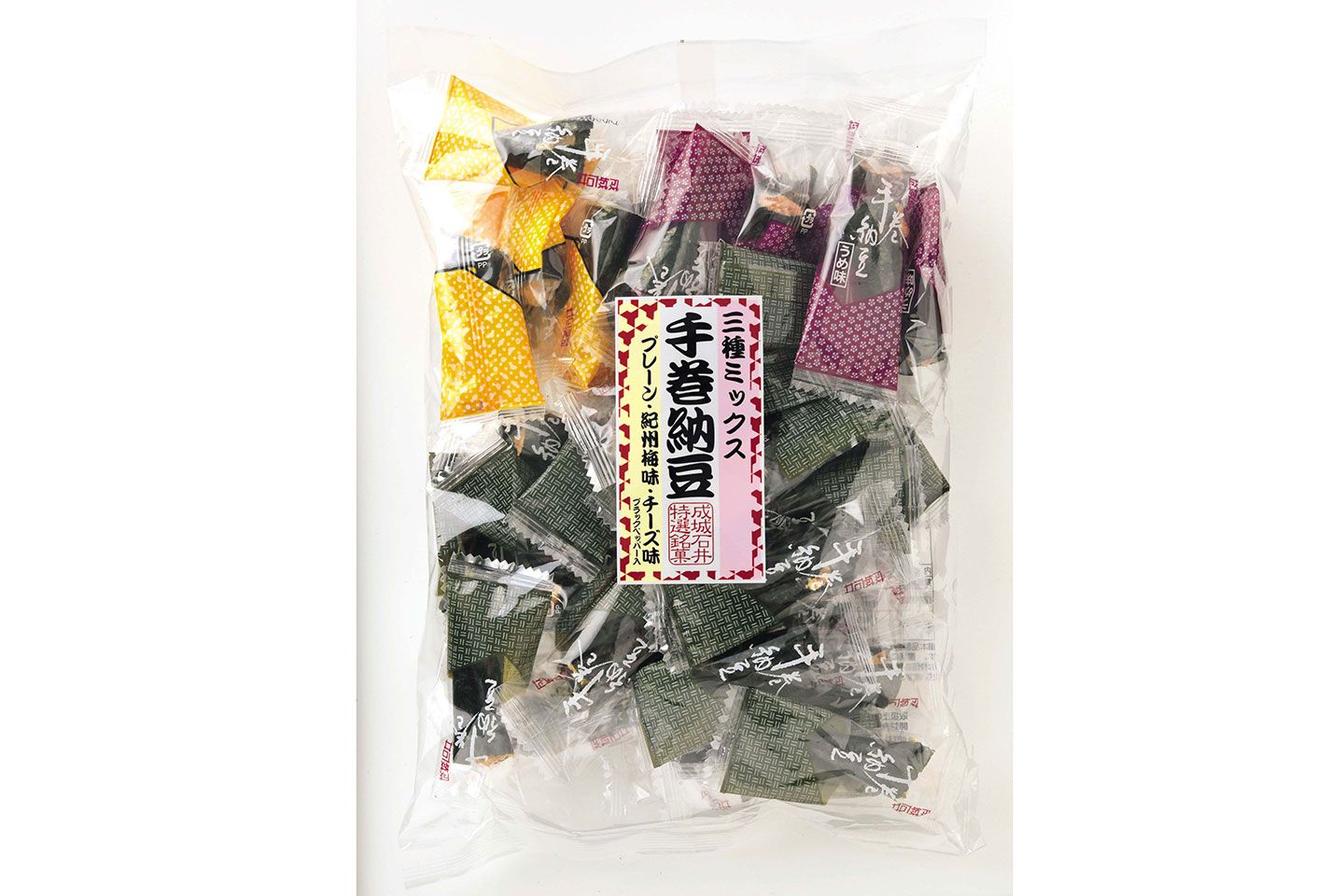 「成城石井 手巻納豆 三種ミックス」170g ¥1,590(税抜)