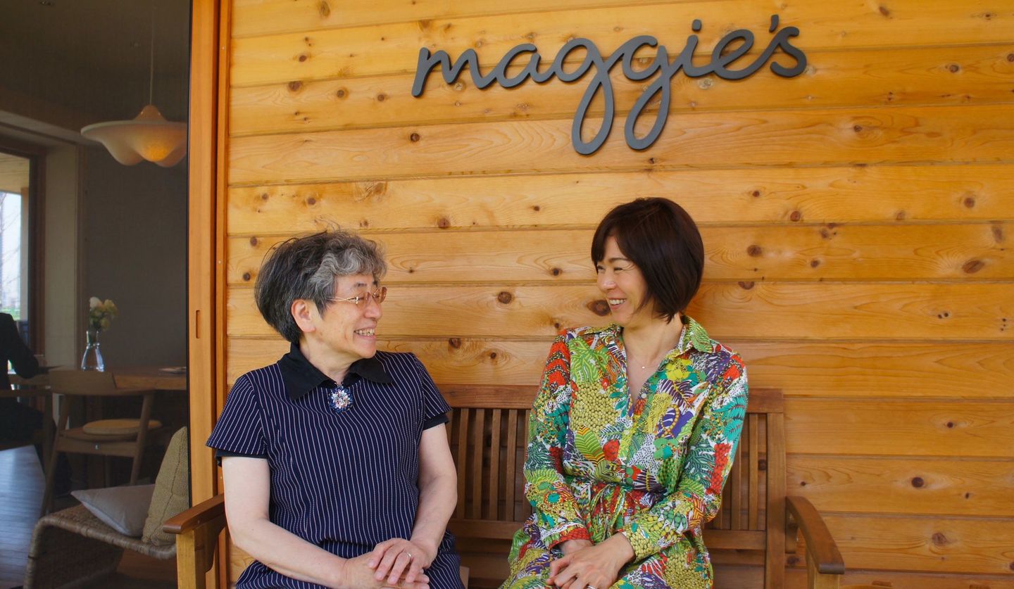 マギーズ東京センター長の秋山正子さん（左）と常勤看護師の岩城典子さん（右）