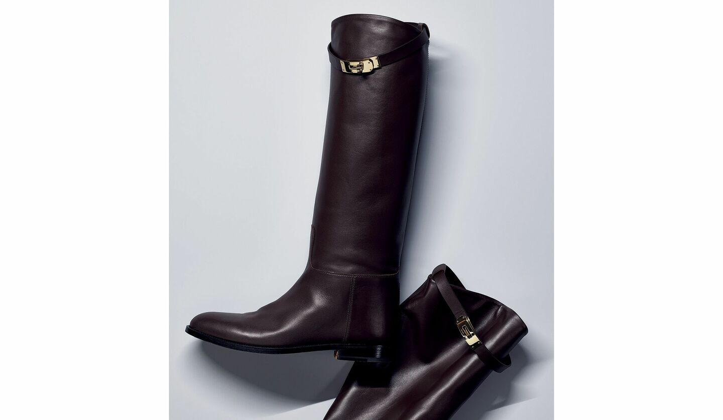 「エルメス」のブーツ『ジャンピング』